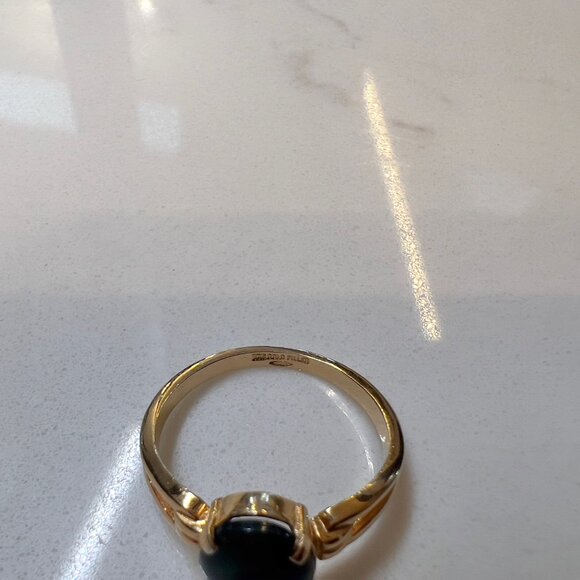 Vintage Abalone Ring 14k Gold Filled - Picture 8 of 8